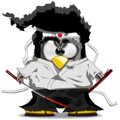 Tux Counter-Strike: Samurai Source Afro Penguin