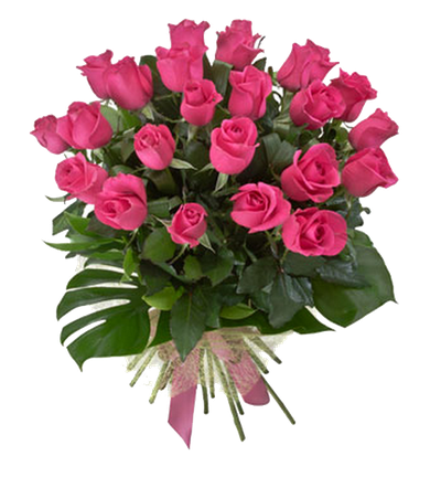 Pink Roses Flowers Bouquet Picture