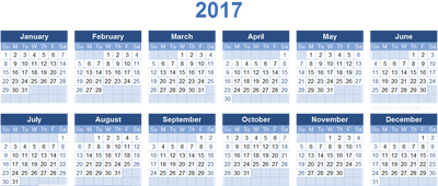 2017 Calendar Png 4