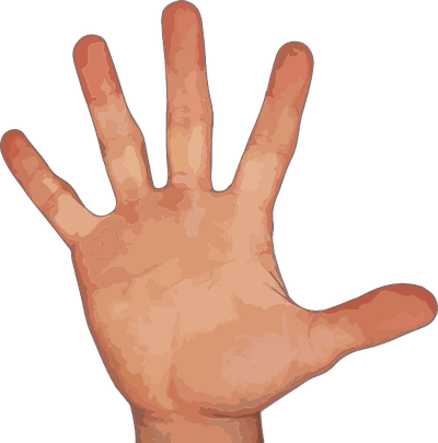Five Fingers Png Image
