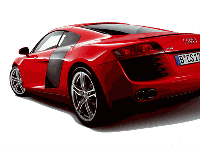 Red R8 Audi Png Car Image