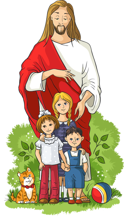 And Illustration Royalty-Free Vector Child Jesus Children