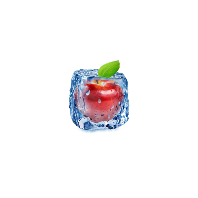 Cube Apple Frozen Freezing Ice Fruit
