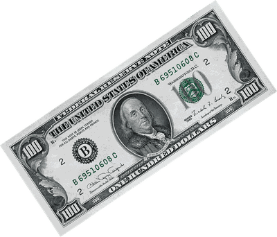 United Money Bill Dollar One States Hundred-Dollar
