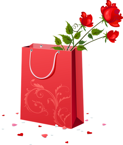 Gift Roses Wish Anniversary Bag Happiness Wedding