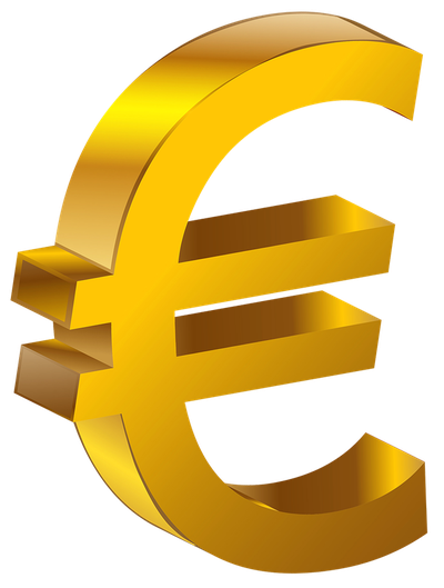 Sign Transparent Gold Euro HQ Image Free PNG