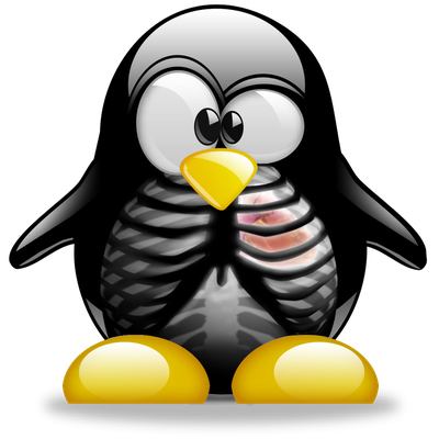 Tuxedo Linux Arch Penguin Free Frame