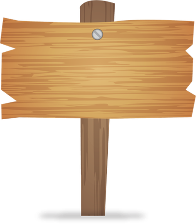 Billboard Wooden Wood Signs Sign PNG Image High Quality