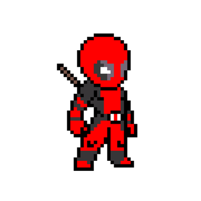Spiderman Art Angle Deadpool Pixel Free Clipart HQ