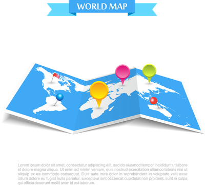 Map Graphic Area Globe Design World