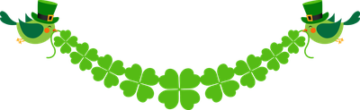 Clover Leaf Patricks Saint Grass Day Luck