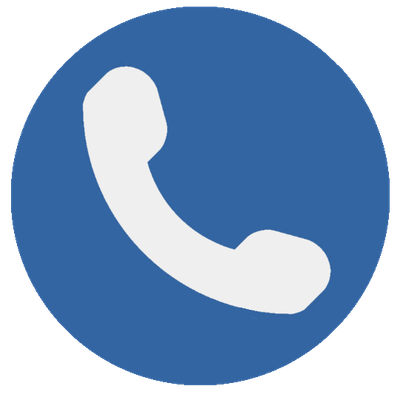 Blue Icons Symbol Telephone Computer Logo