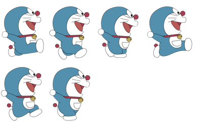Snowman Sprite Doraemon Decoration Animation Christmas