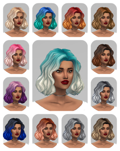 Sims Wig Hairstyle Head Vampires Free HD Image