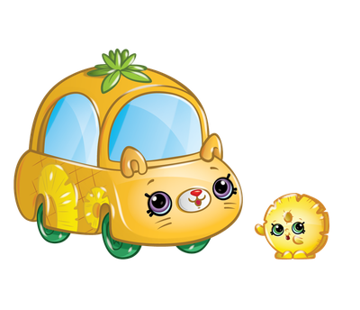 Food Car Yellow Shopkins Wheels Happy