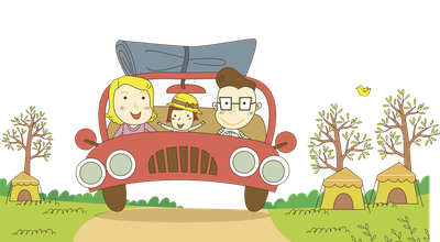 Food Text Cartoon Family Vacation Free Download PNG HD