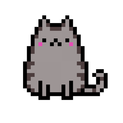 Square Art Pixel Rectangle Cat HD Image Free PNG