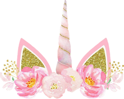 Pink Flower Iphone Unicorn PNG Image High Quality