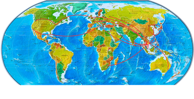 Water World Globe Geography Map PNG File HD