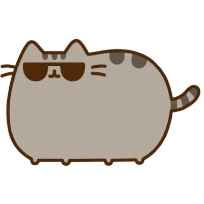 Brown Icons Pusheen Cat Computer Vision Care