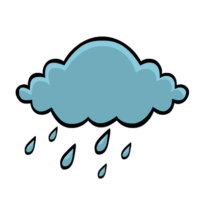 Animation Leaf Cloud Rain Area Free Download PNG HQ
