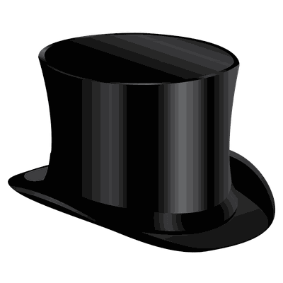 Black Cylinder Hat Png Image