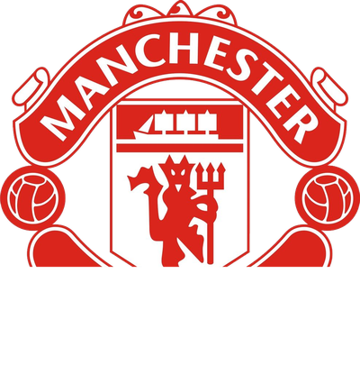 United Old Text Manchester Logo Trafford Red