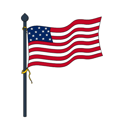 Memorial United Area Of States Flag The