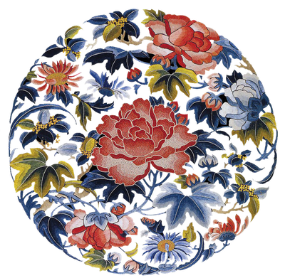 Plate Designs Flower Chinese Traditional China Embroidery