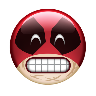 Smile Deadpool Mouth Film Emoji HD Image Free PNG