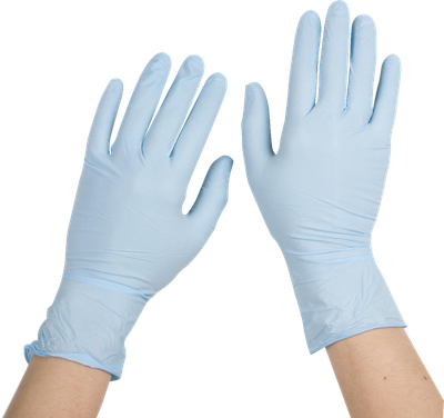 Medical gloves PNG