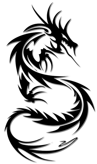 Tattoo dragon PNG image