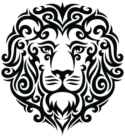 Tattoo lion PNG image