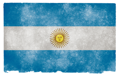 Argentina Grunge Flag PNG Image