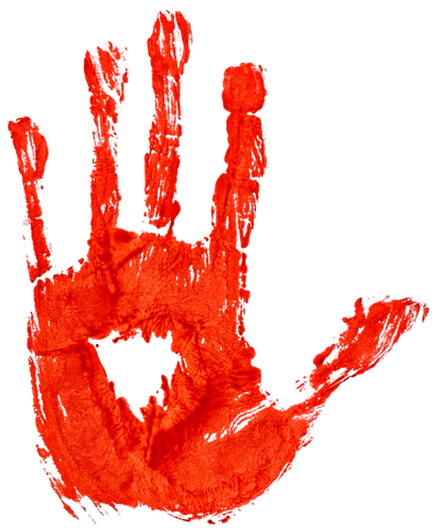 Bloody Hand PNG image