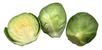 Brussels Sprouts Cut PNG Image
