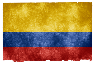 Colombia Grunge Flag PNG Image
