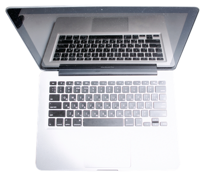 Laptop Top View PNG Image