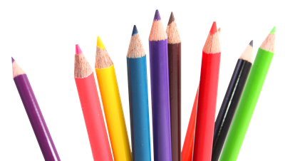 Multicolor Crayons PNG Image