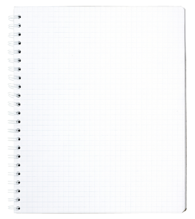 Note Pad with Spiral Binding PNG image