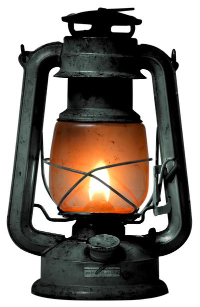 Old Kerosene Lamp PNG image