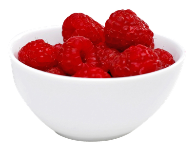 Raspberry in Bowl PNG Image