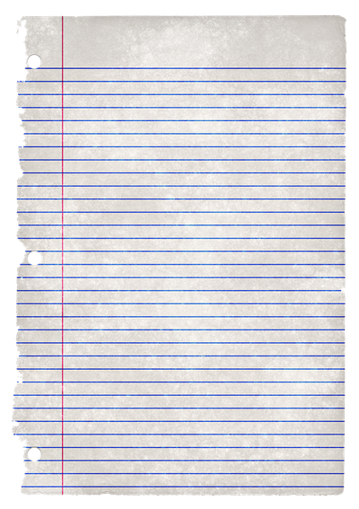 Ruled Grunge Paper PNG Image