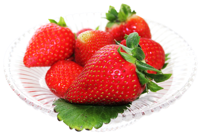Strawberry in a Plate
