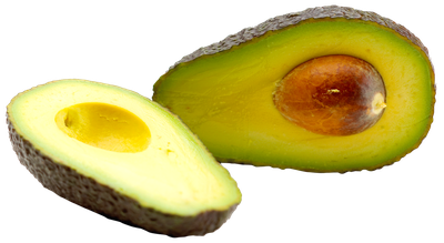 Two Avocado Slices PNG image