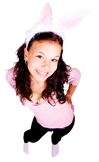 Young Smiling Girl PNG Image