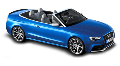 Blue Audi Car PNG Image