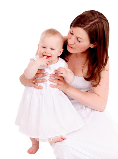 Mom with Baby PNG image