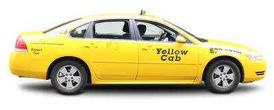 Taxi Cab PNG Transparent Image