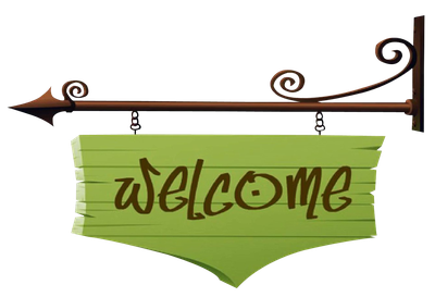Welcome SignBoard PNG Transparent Image